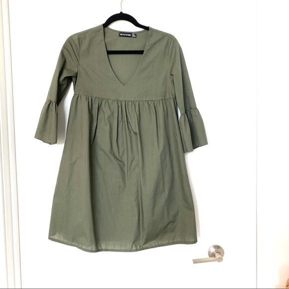 💙2 for $45💙 Olive Baby Doll Dress - Picture 4 of 9